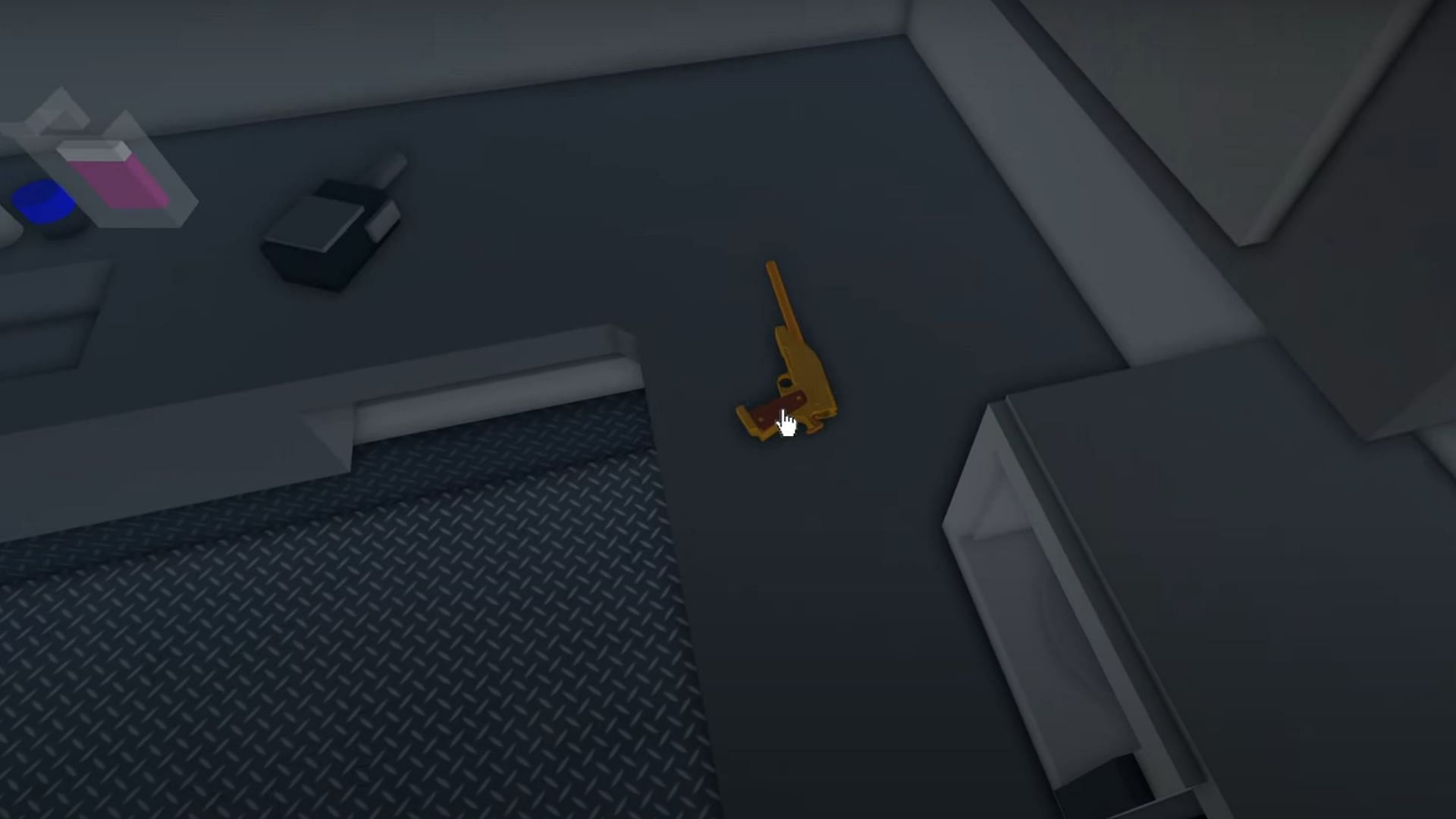 The golden gun is a part of the Arsenal Quest (Image via Roblox)